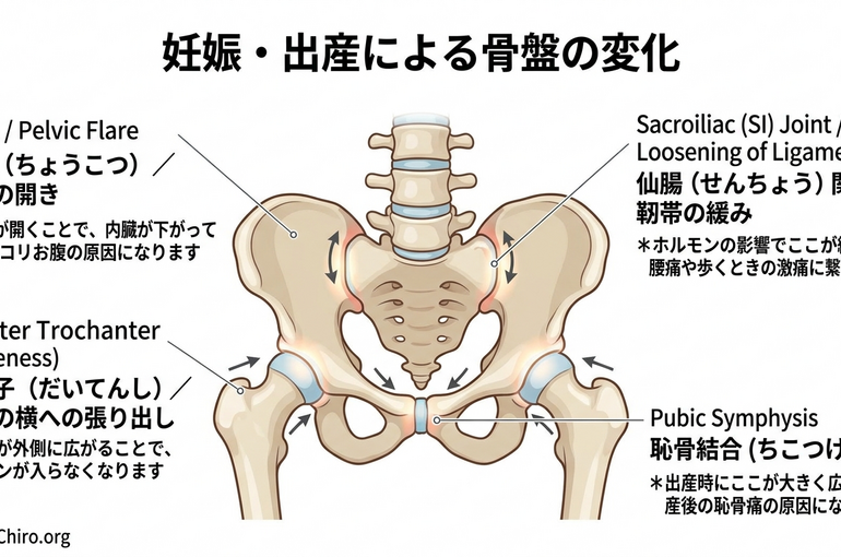 産後の骨盤